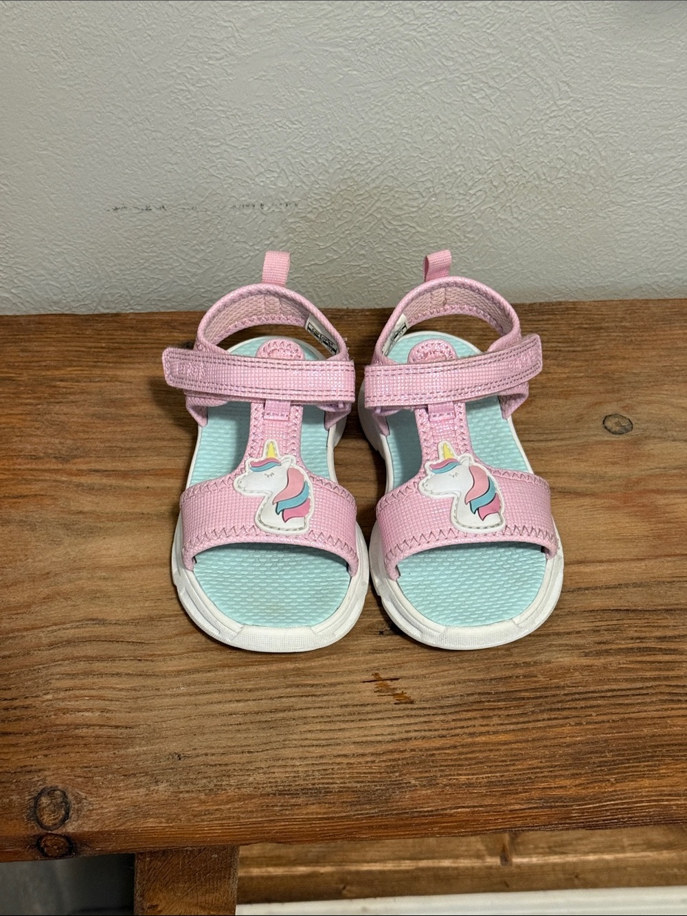 Carter's Light Up Pink Unicorn Toddler Sandals
